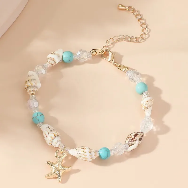 Starfish Conch Beaded Bracelets