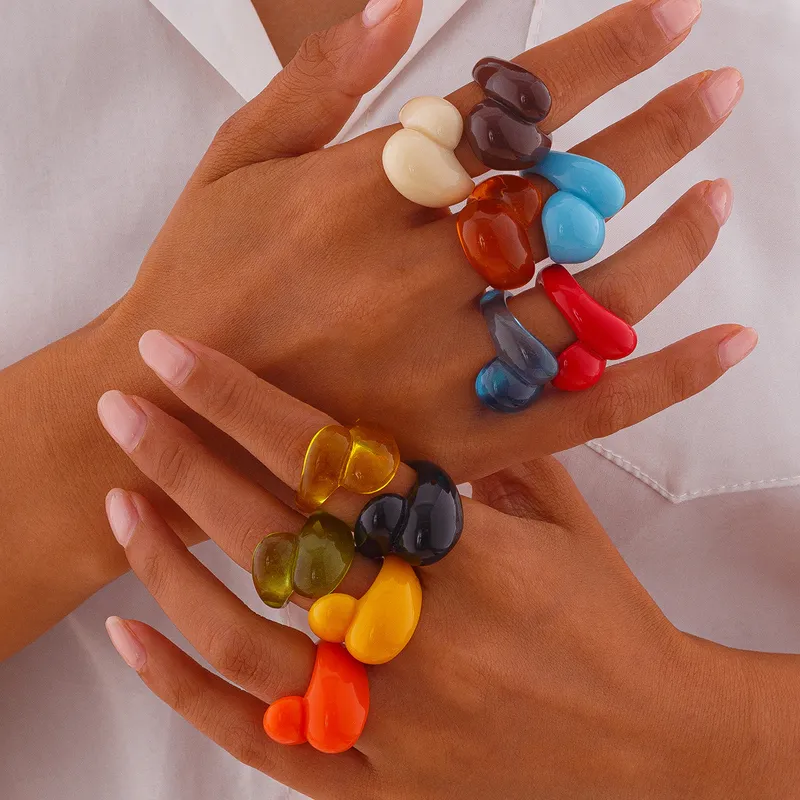 Simple Geometric Resin Plating Rings