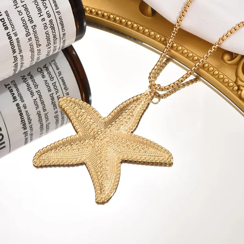Elegant Starfish Pendant Necklace